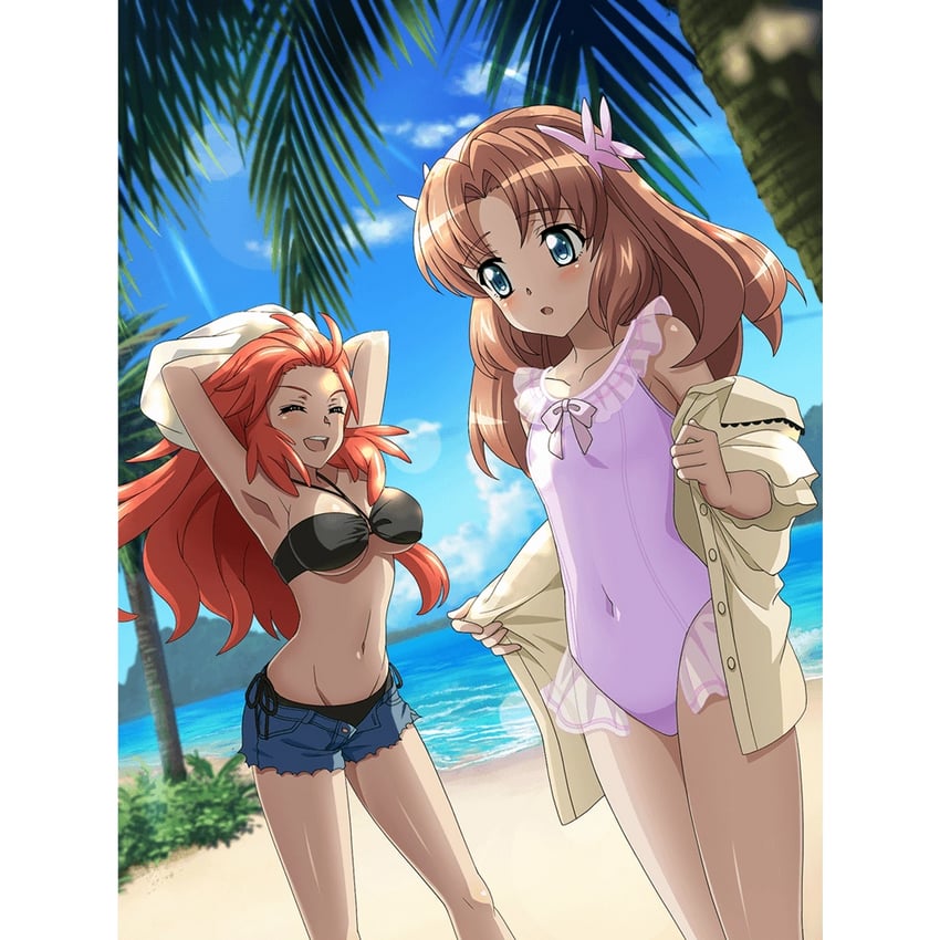 amou kanade and serena cadenzavna eve (senki zesshou symphogear and 1 more)