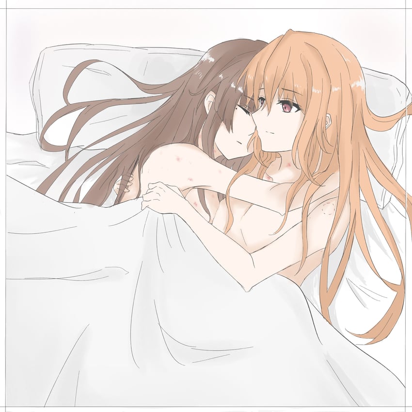 shirakawa yuina and kiryuu miya (heaven burns red) drawn by shenyan256