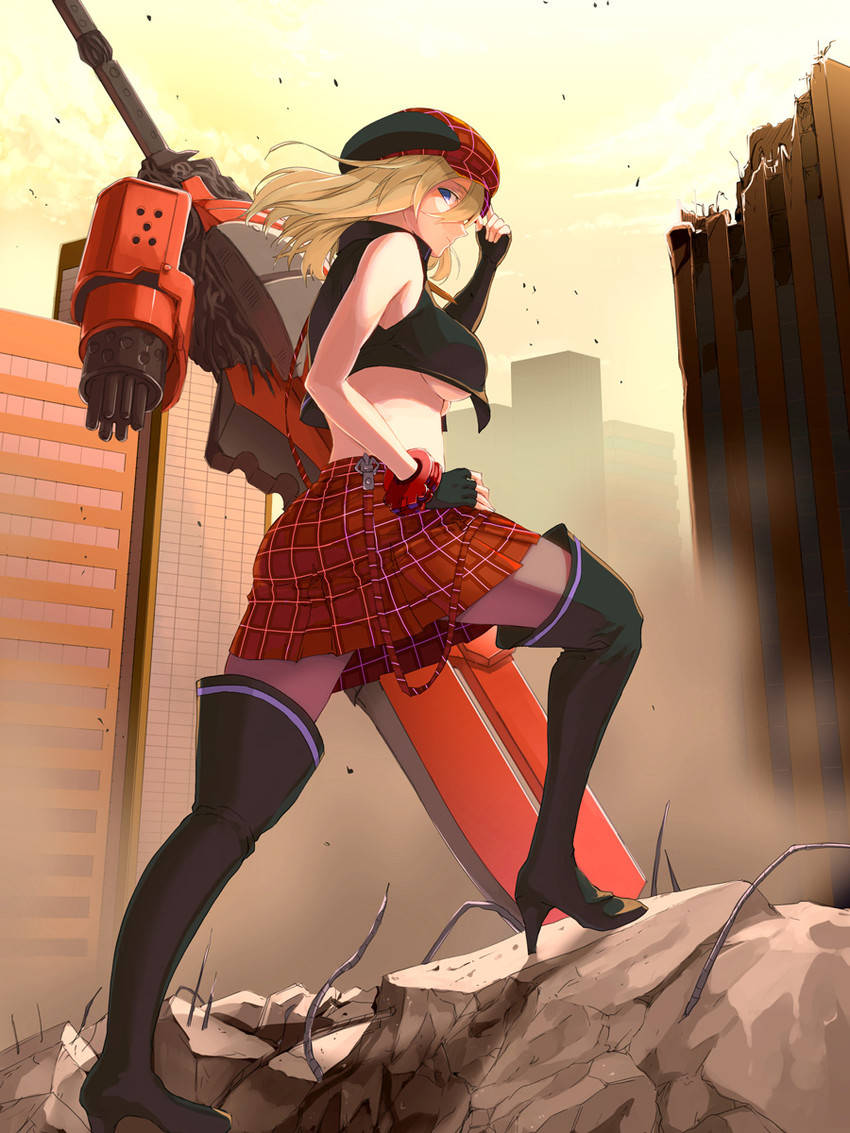 alisa ilinichina amiella (god eater and 1 more) drawn by nueco
