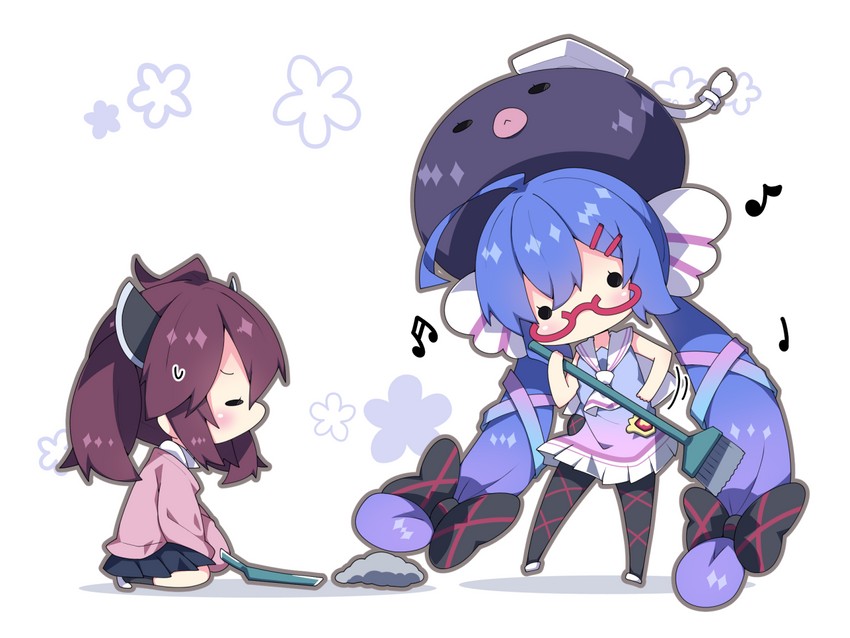 touhoku kiritan and otomachi una (vocaloid and 2 more) drawn by milkpanda