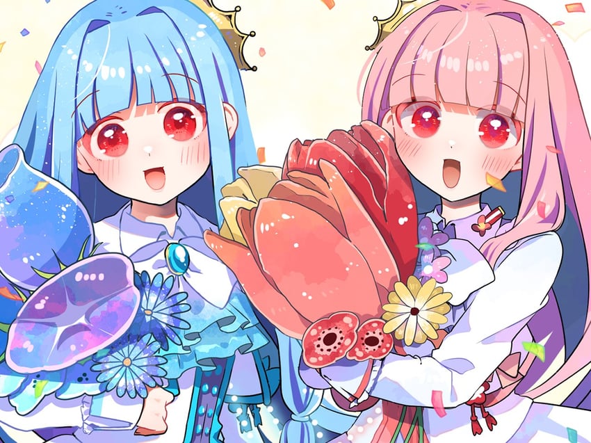 kotonoha akane and kotonoha aoi (voiceroid) drawn by oyasumi_makura