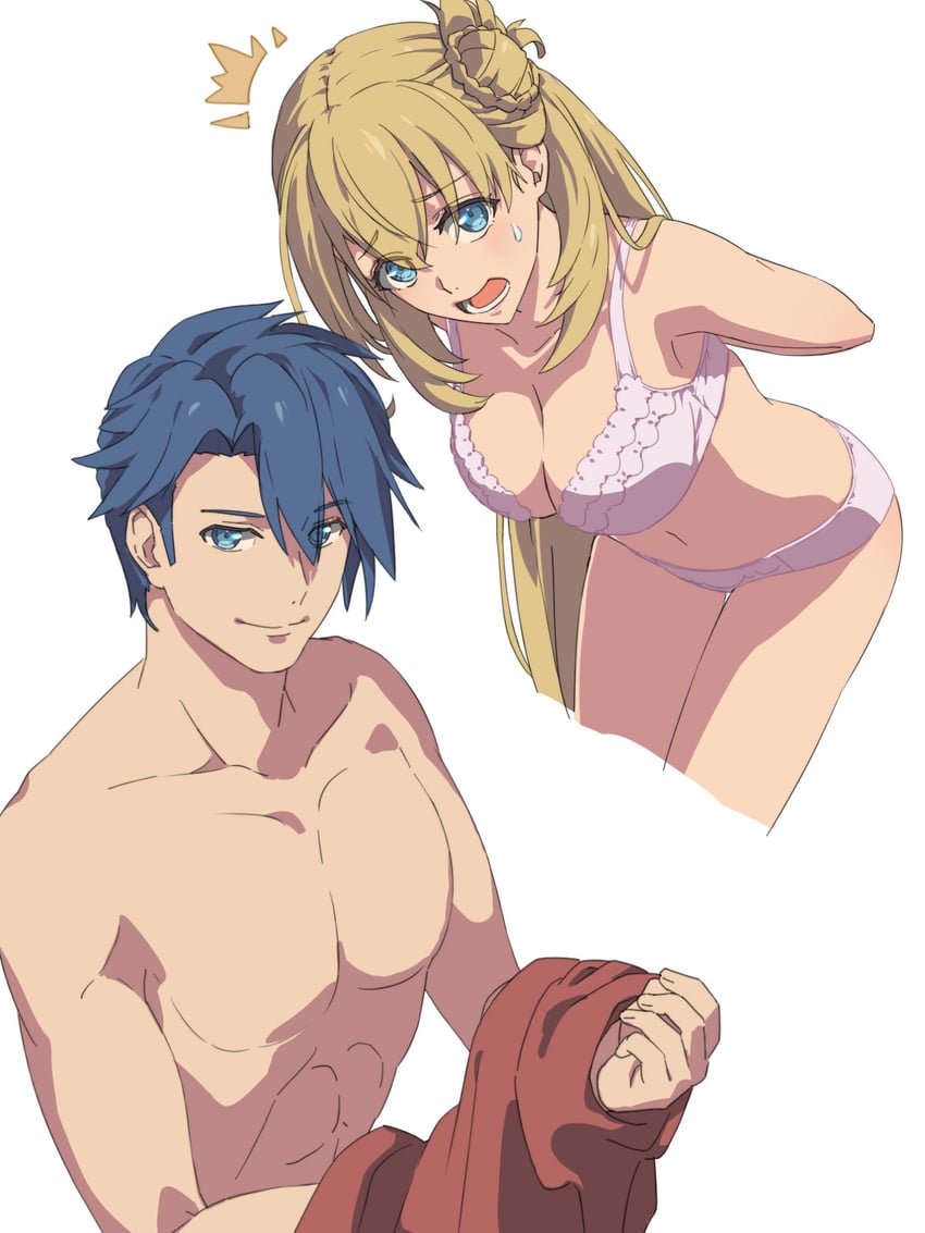 agnes claudel and van arkride (eiyuu densetsu and 2 more) drawn by chiharu_(9654784)