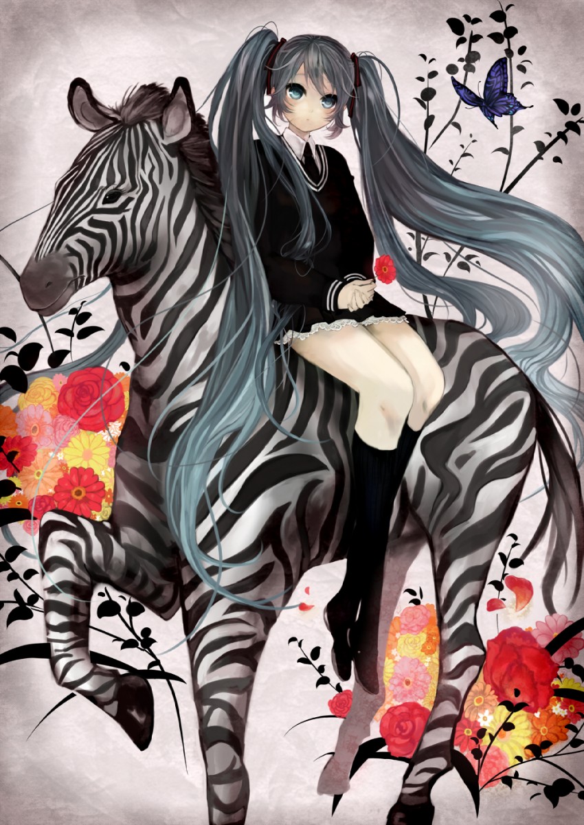 hatsune miku (vocaloid and 1 more) drawn by pisuke