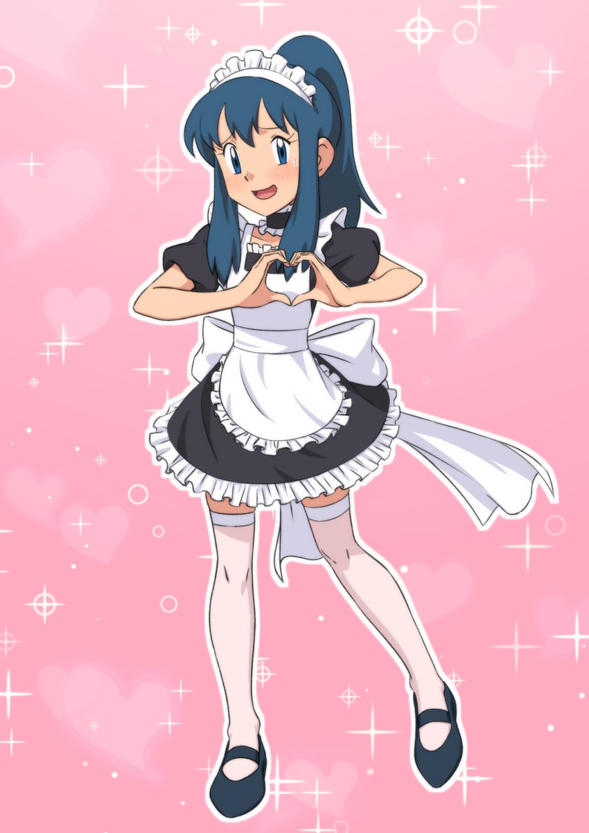 dawn (pokemon and 1 more) drawn by miraa_(chikurin)