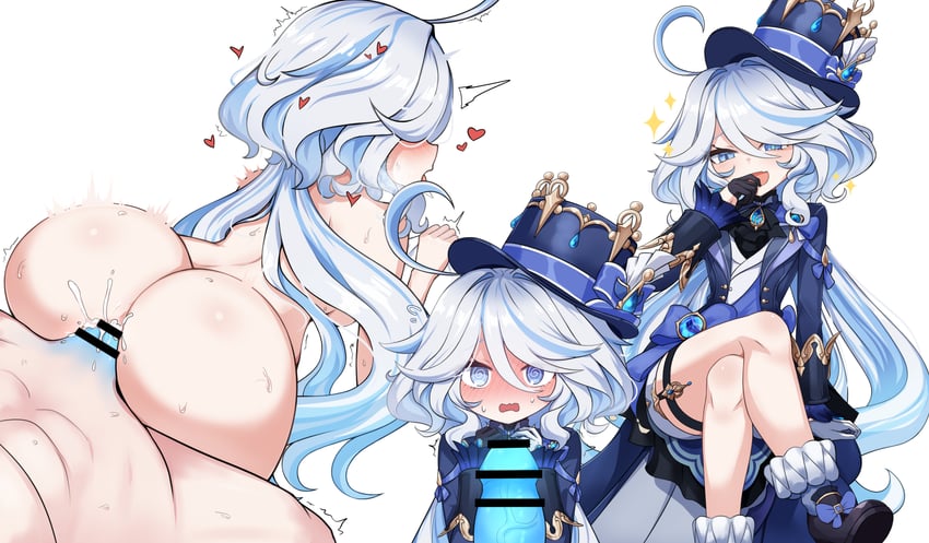 furina (genshin impact) drawn by kimofest