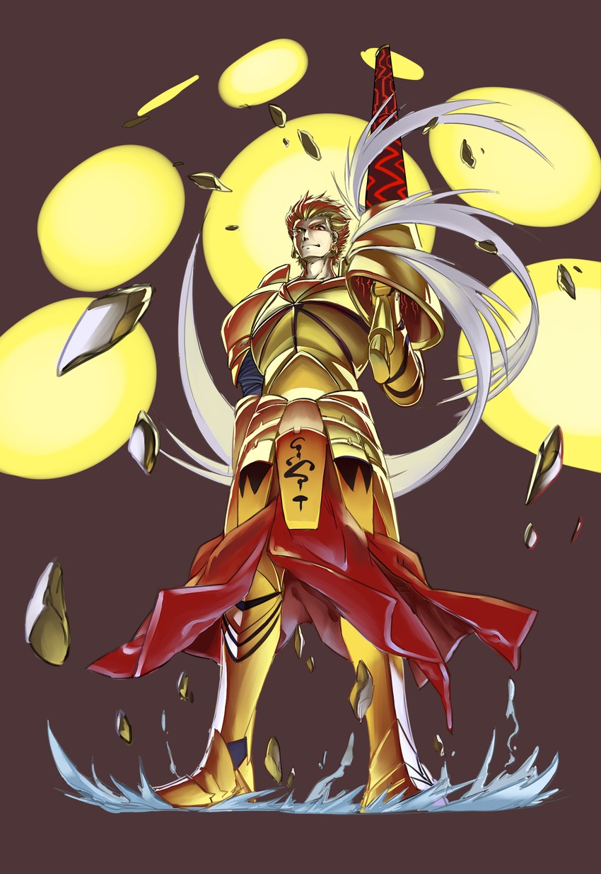 gilgamesh (fate and 1 more) drawn by baijiin_poison