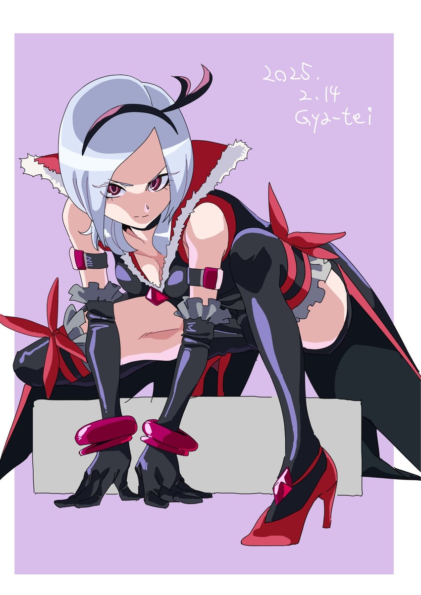 higashi setsuna and eas (precure and 1 more) drawn by gya-tei