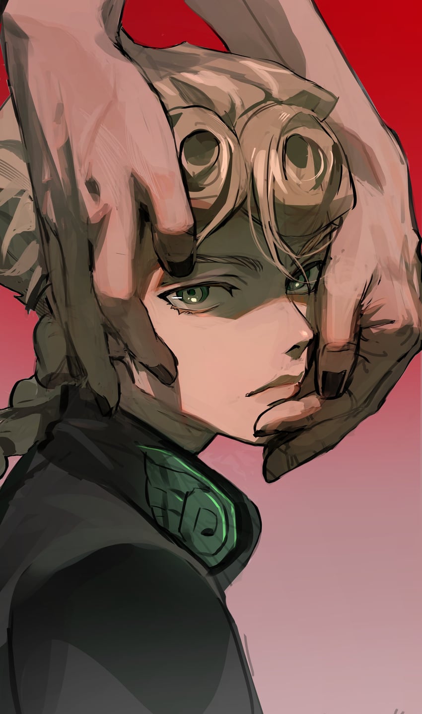 dio brando and giorno giovanna (jojo no kimyou na bouken and 2 more) drawn by jewangchobab
