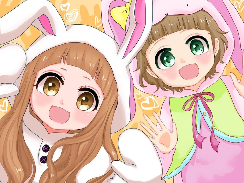 ichihara nina and himeno kanon (idolmaster and 3 more) drawn by rino_cnc