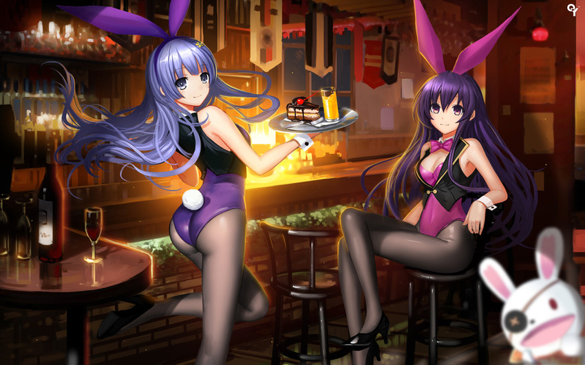 yatogami tohka, yoshinon, and izayoi miku (date a live) drawn by liang_xing