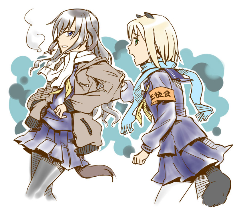 elizabeth f. beurling and elma leivonen (world witches series and 1 more) drawn by mukiki