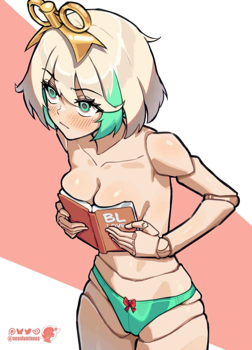 cecilia immergreen (hololive and 1 more) drawn by neon_luminous