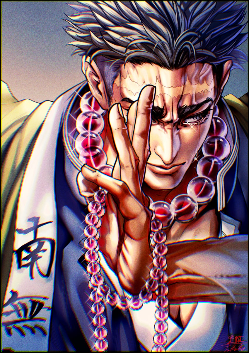 himejima gyoumei (kimetsu no yaiba) drawn by jubako_(nest_of_boxes)