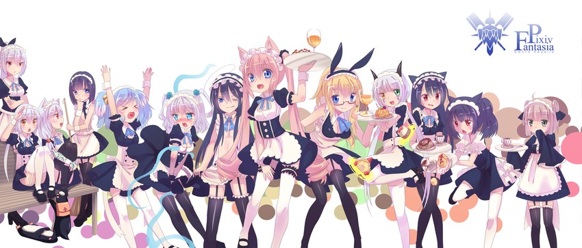 pixiv fantasia and 1 more drawn by mvv