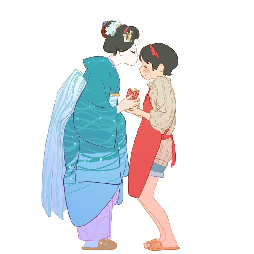 nozuki kiyo and herai sumire (maiko-san chi no makanai-san) drawn by 55bata6rou