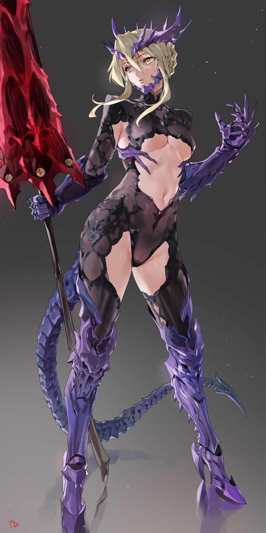 artoria pendragon (fate and 1 more) drawn by yd_(orange_maru)