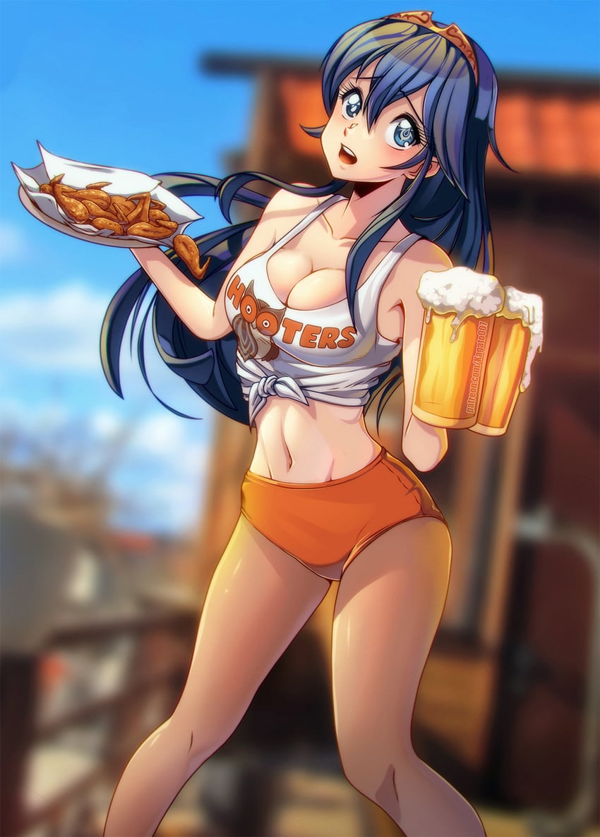 lucina and hootie the owl (fire emblem and 2 more) drawn by kagato007
