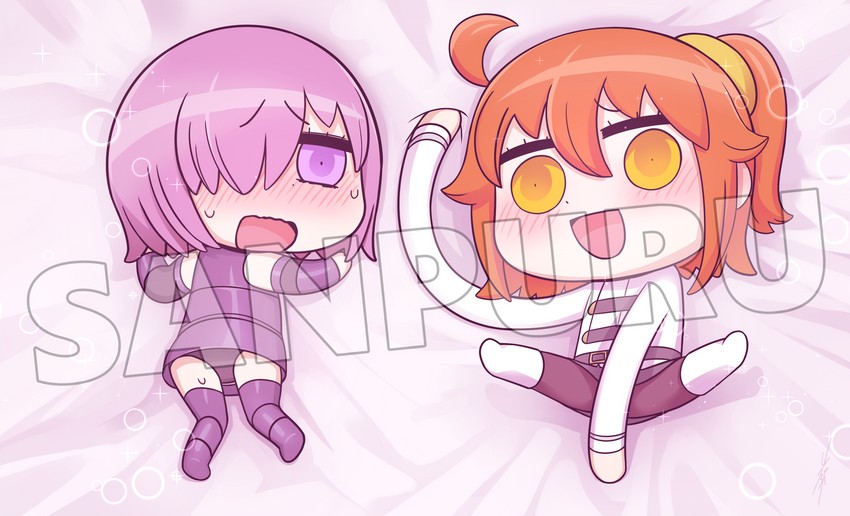 mash kyrielight and fujimaru ritsuka (fate and 1 more) drawn by seigetsu_kotaku