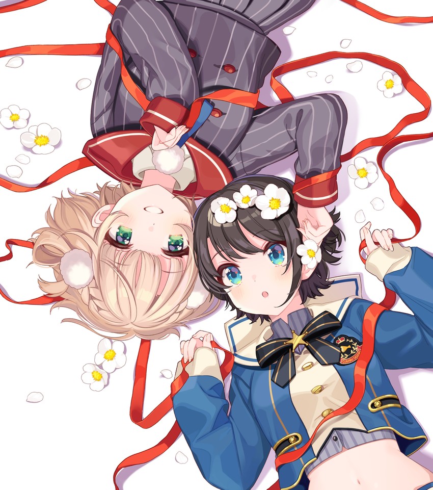 oozora subaru and shigure ui (hololive and 1 more) drawn by shigure_ui
