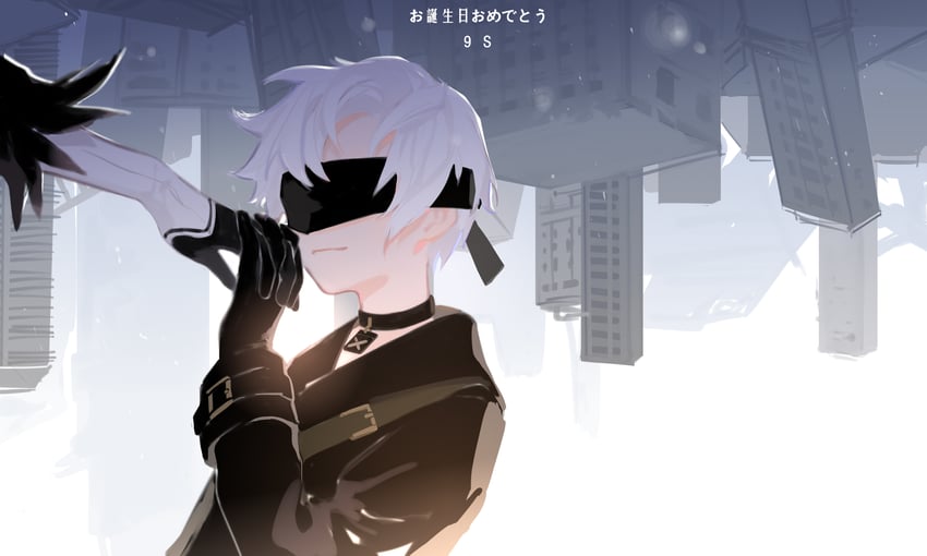 2b and 9s (nier and 1 more) drawn by iris_yi
