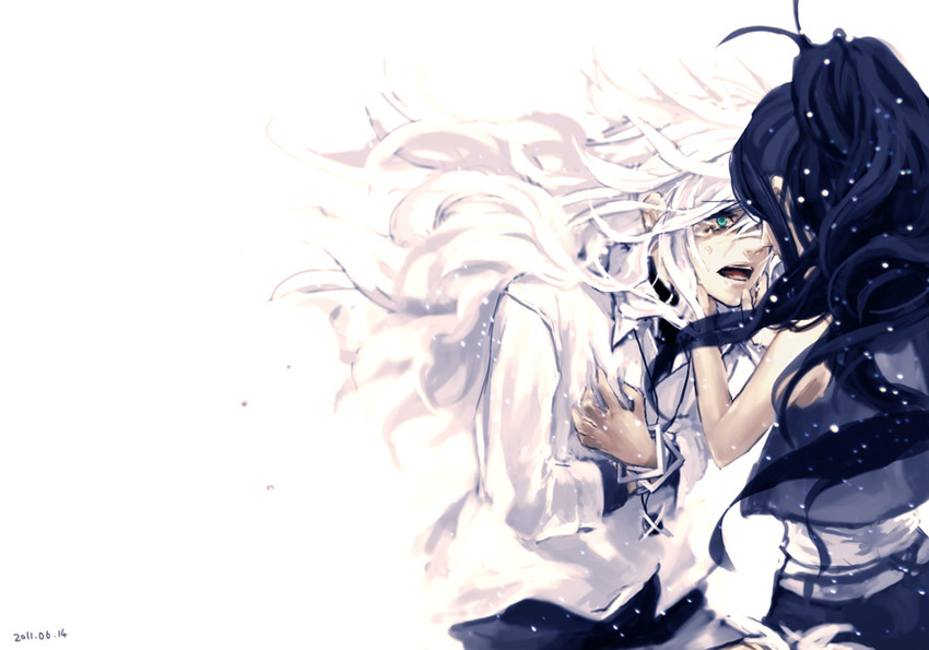 hilda and n (pokemon and 1 more) drawn by taki_zen'ichi