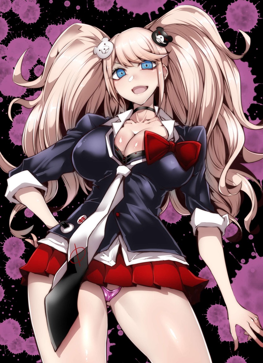 enoshima junko (danganronpa and 1 more) drawn by gggg