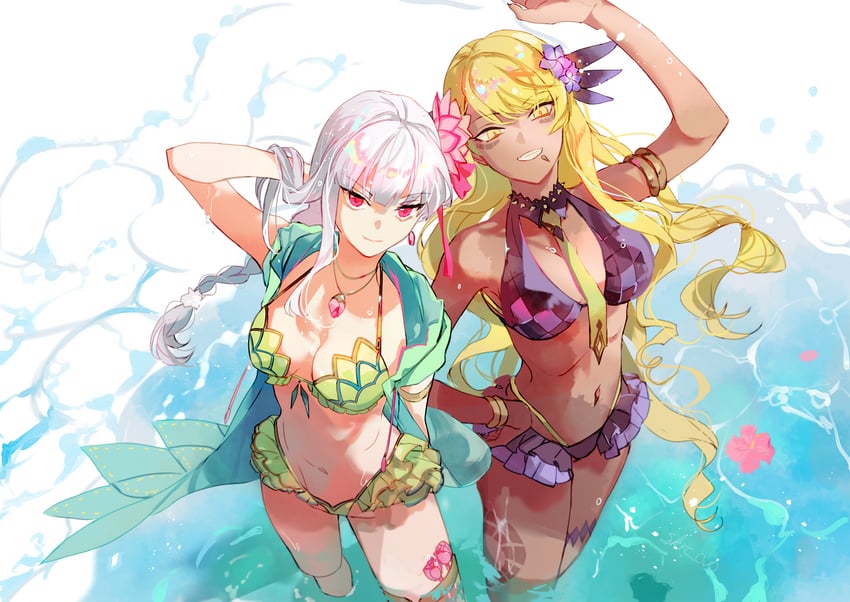 kama and vritra (fate and 1 more) drawn by sakuramochi1003