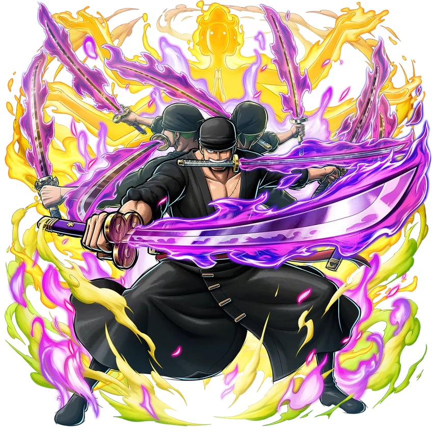 roronoa zoro (one piece and 1 more)