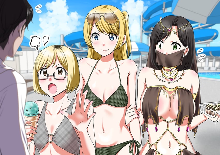 irene, maya, mimi, and mistiora arte (original) drawn by sato_(99yen_kin'itsu)