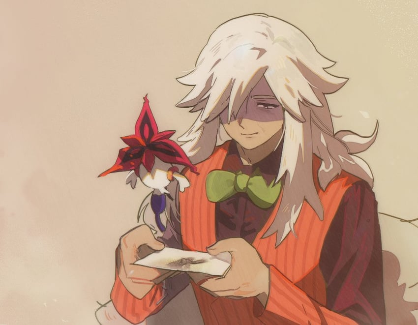 floette and az (pokemon and 1 more) drawn by majyo_(witch_poke)