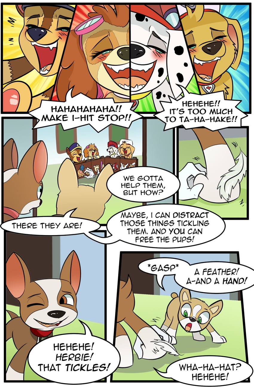 skye, marshall, and chase (paw patrol) drawn by candyclumsy