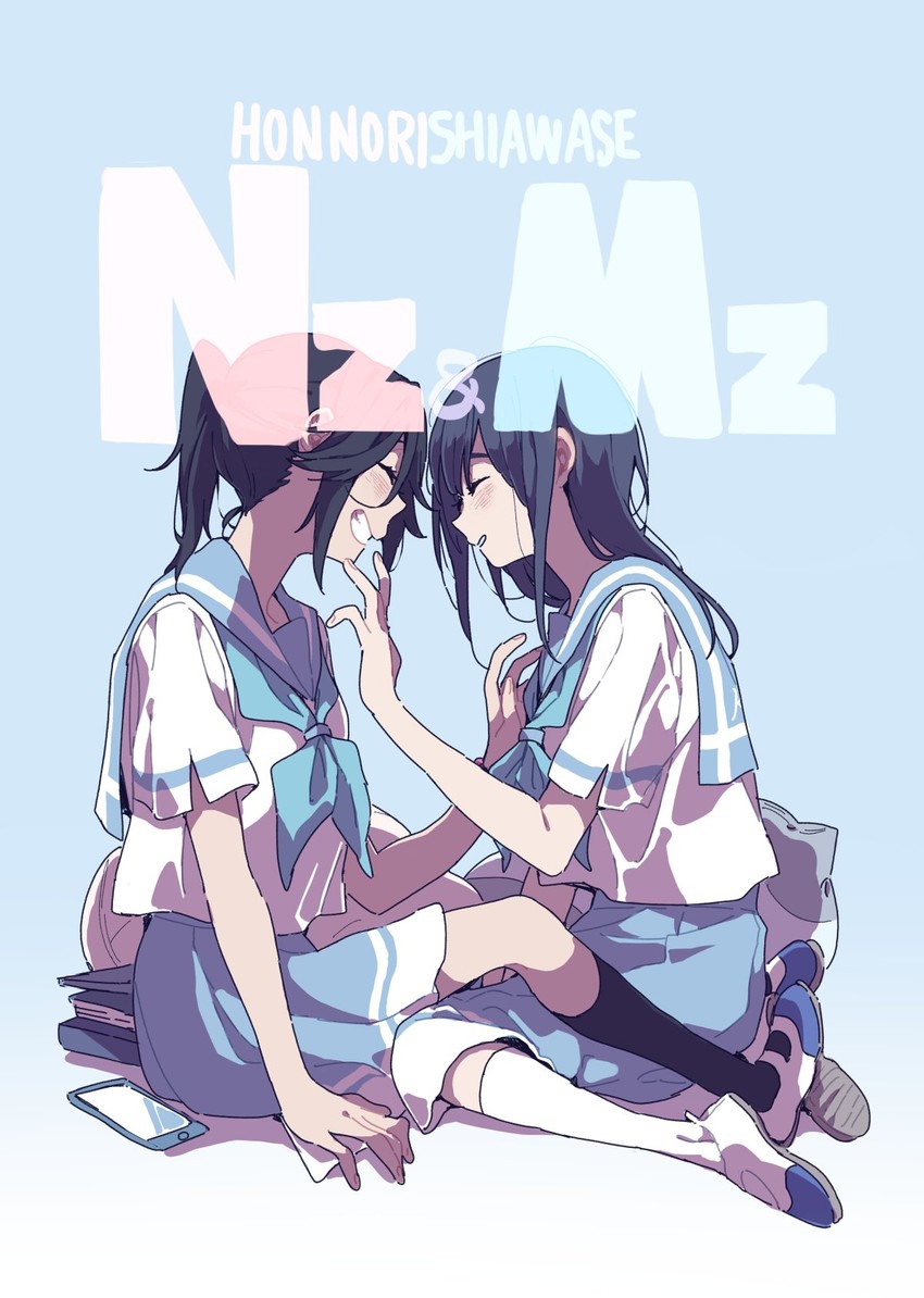yoroizuka mizore and kasaki nozomi (hibike! euphonium and 1 more) drawn by ree_(re-19)