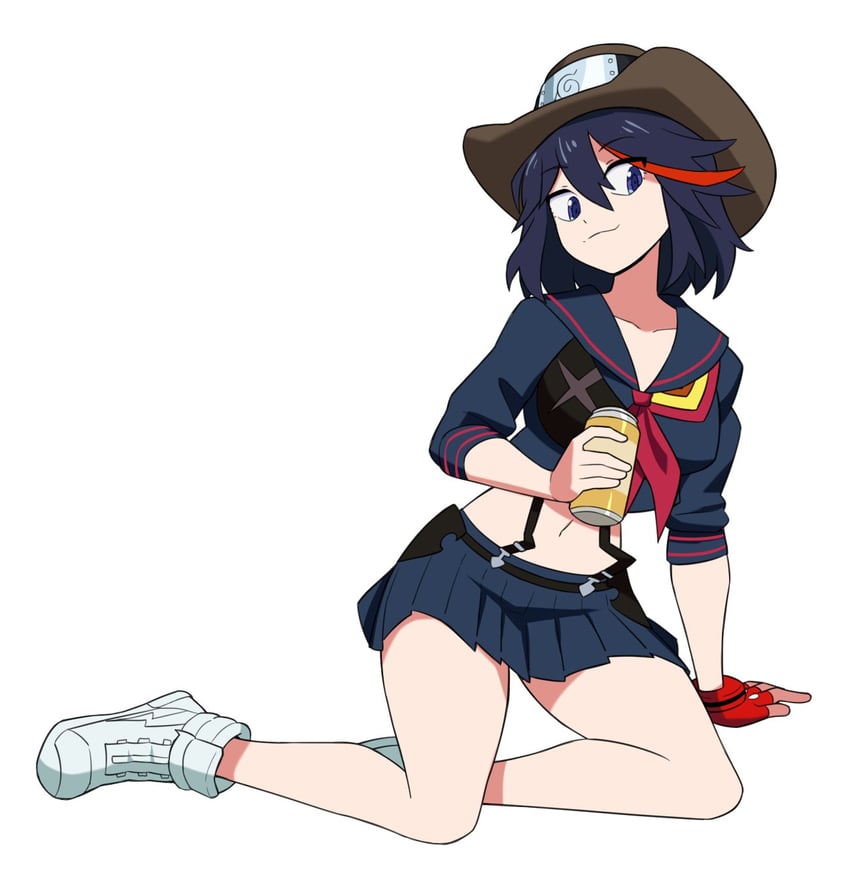matoi ryuuko and senketsu (kill la kill) drawn by flowerpigeon