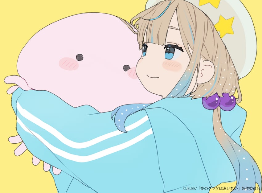 jelee-chan (yoru no kurage wa oyogenai) drawn by hamunezuko_(nezukonezu32) and umituki_yoru