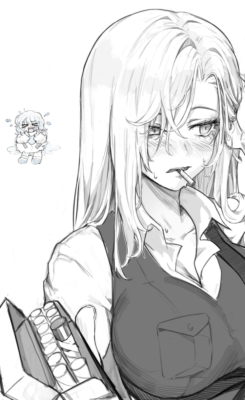 melkith el hayah and carmen lionheart (damn reincarnation) drawn by gagrim