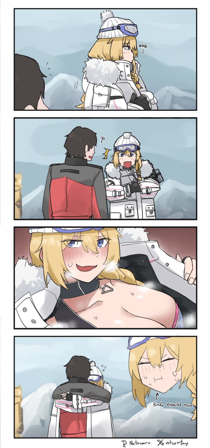 commander and mosin-nagant (girls' frontline and 1 more) drawn by natawaru