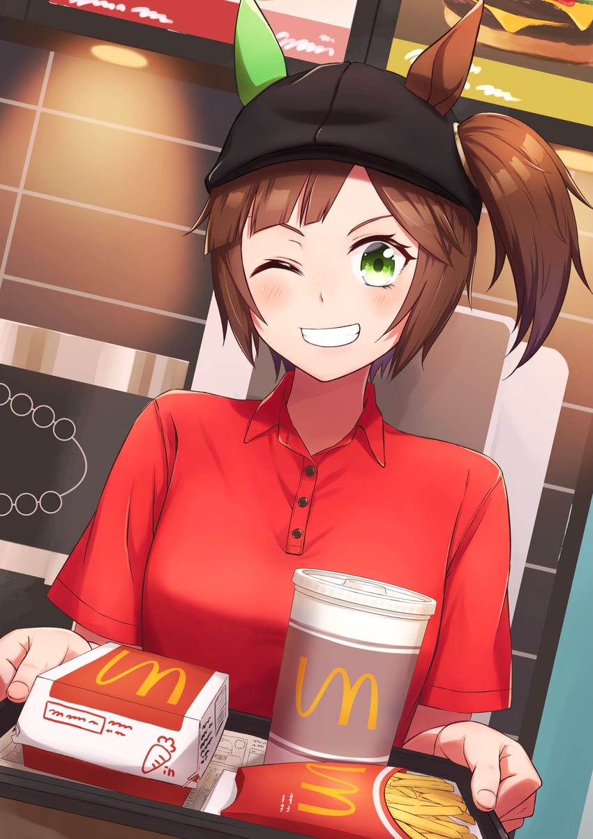 ines fujin (umamusume and 1 more) drawn by row_(kentaro_0904)
