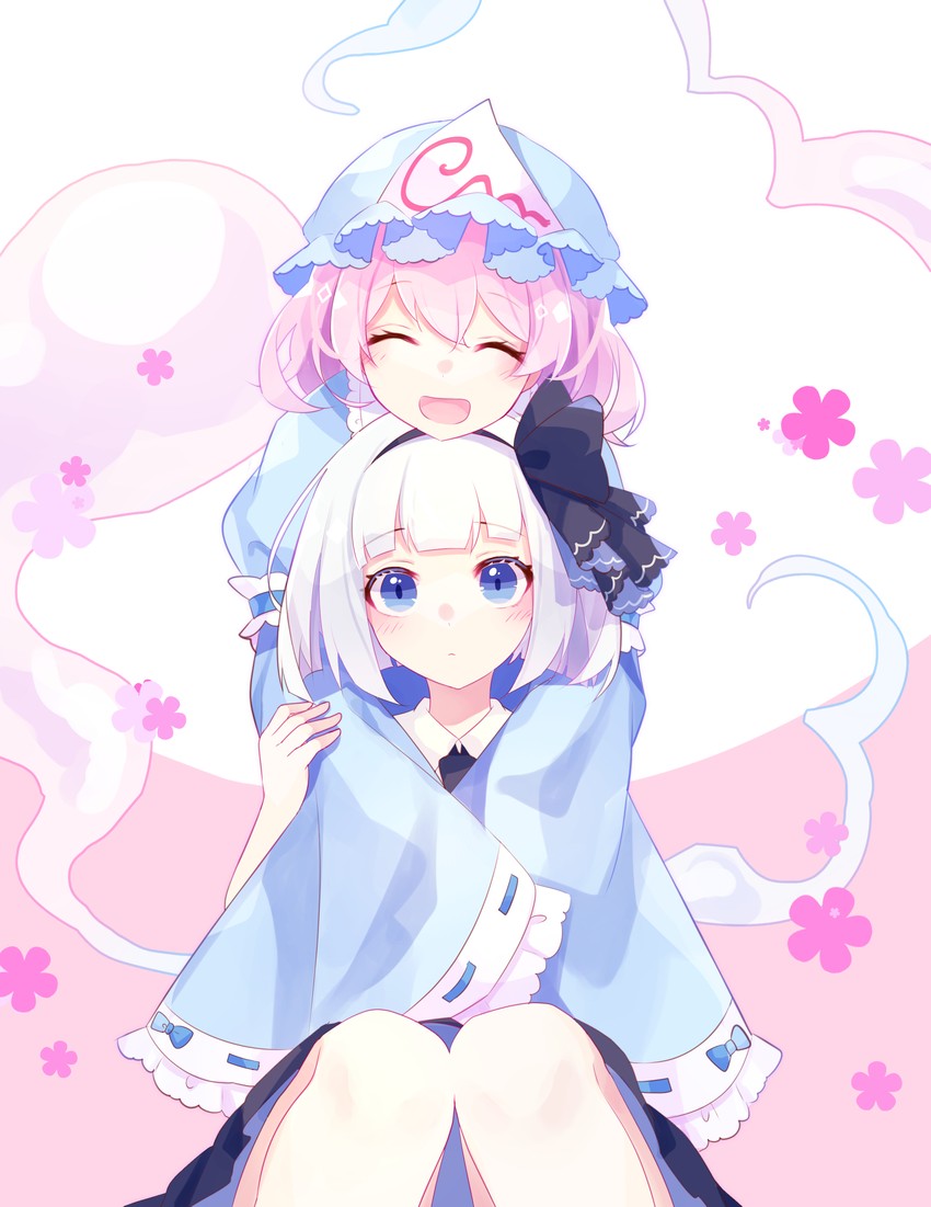 konpaku youmu and saigyouji yuyuko (touhou) drawn by shinketsu_kanyu