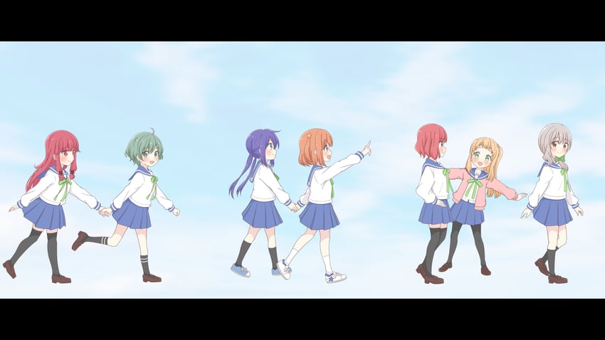 manaka ao, konohata mira, inose mai, sakurai mikage, morino mari, and 2 more (koisuru asteroid) drawn by mmiirrraa
