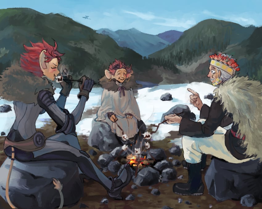 popomaria and paletta (pixiv fantasia and 1 more) drawn by ataro_(atatata5884)