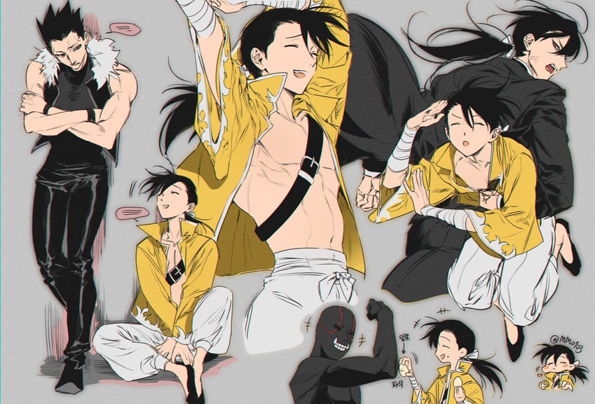 ling yao and greed (fullmetal alchemist) drawn by m_m_pb