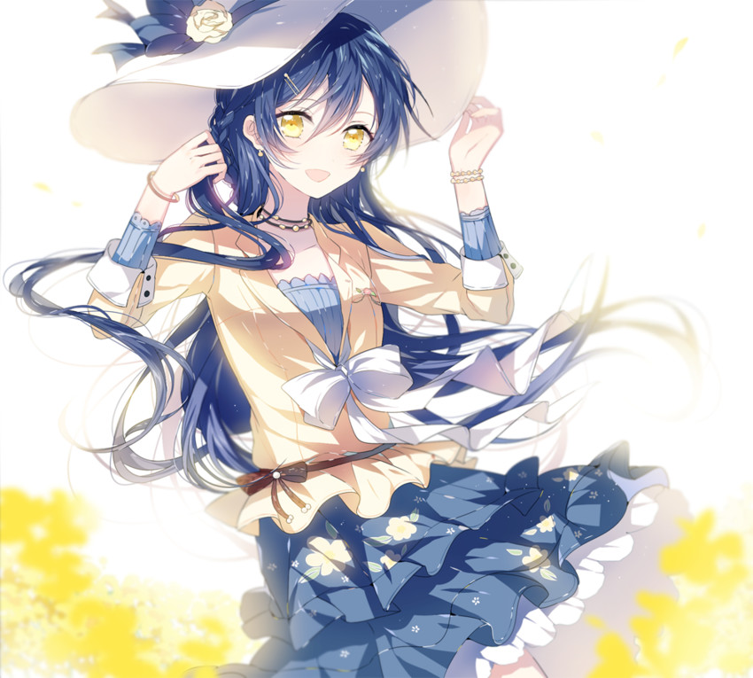 sonoda umi (love live! and 2 more) drawn by nennen
