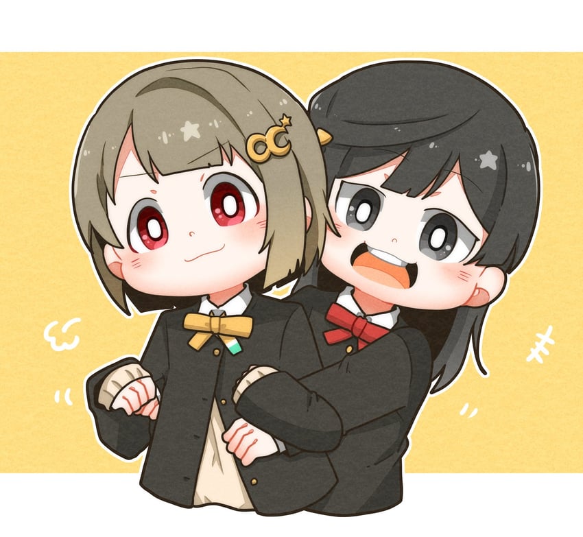 yuki setsuna and nakasu kasumi (love live! and 1 more) drawn by gentaro_(g_teall)