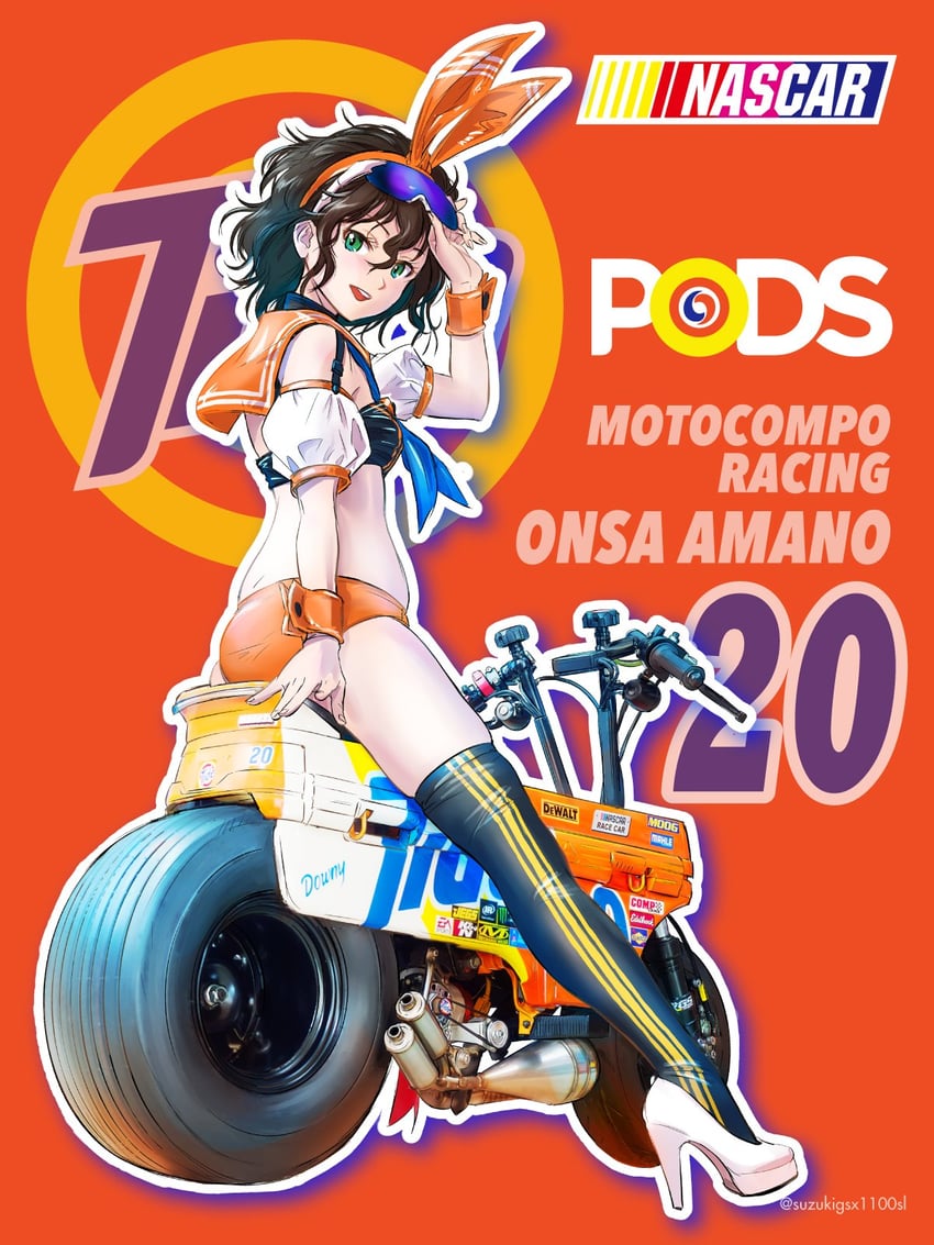amano onsa (bakuon!! and 1 more) drawn by sakuma_masanori