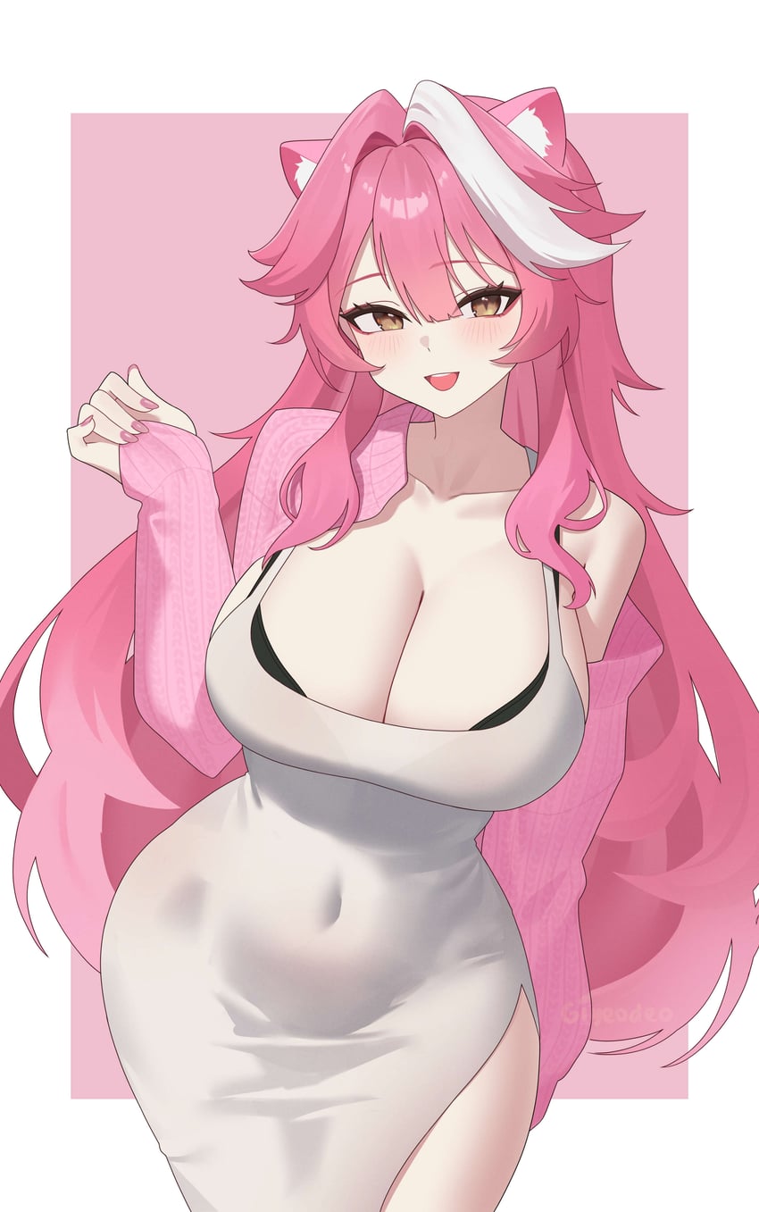 raora panthera (hololive and 1 more) drawn by giyeodeo