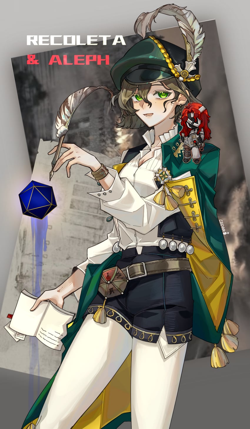 recoleta and aleph (reverse:1999) drawn by yi_ke_xuesongshu
