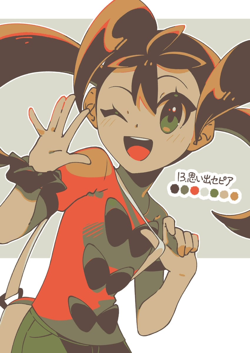 shauna (pokemon and 1 more) drawn by omochi_(omotimotittona3)
