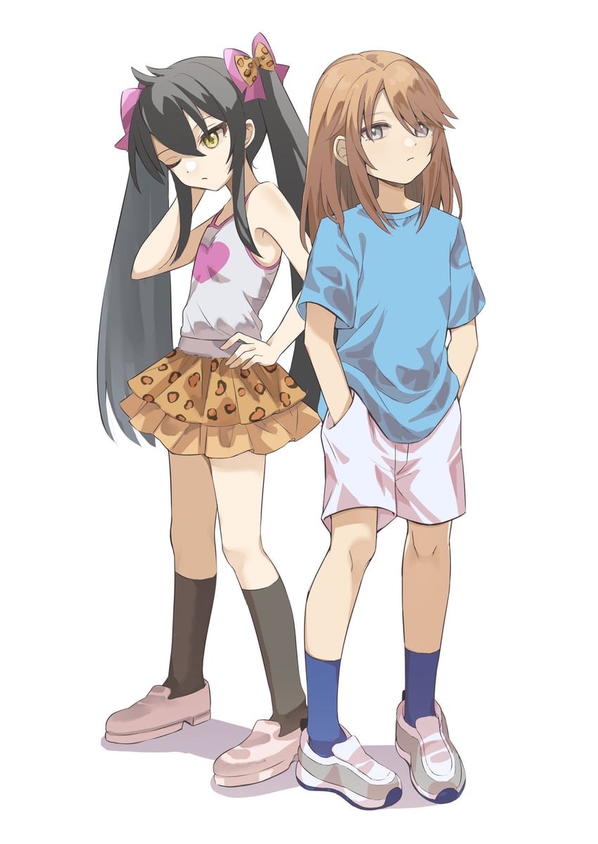 yuuki haru and matoba risa (idolmaster and 1 more) drawn by dddd_akagi