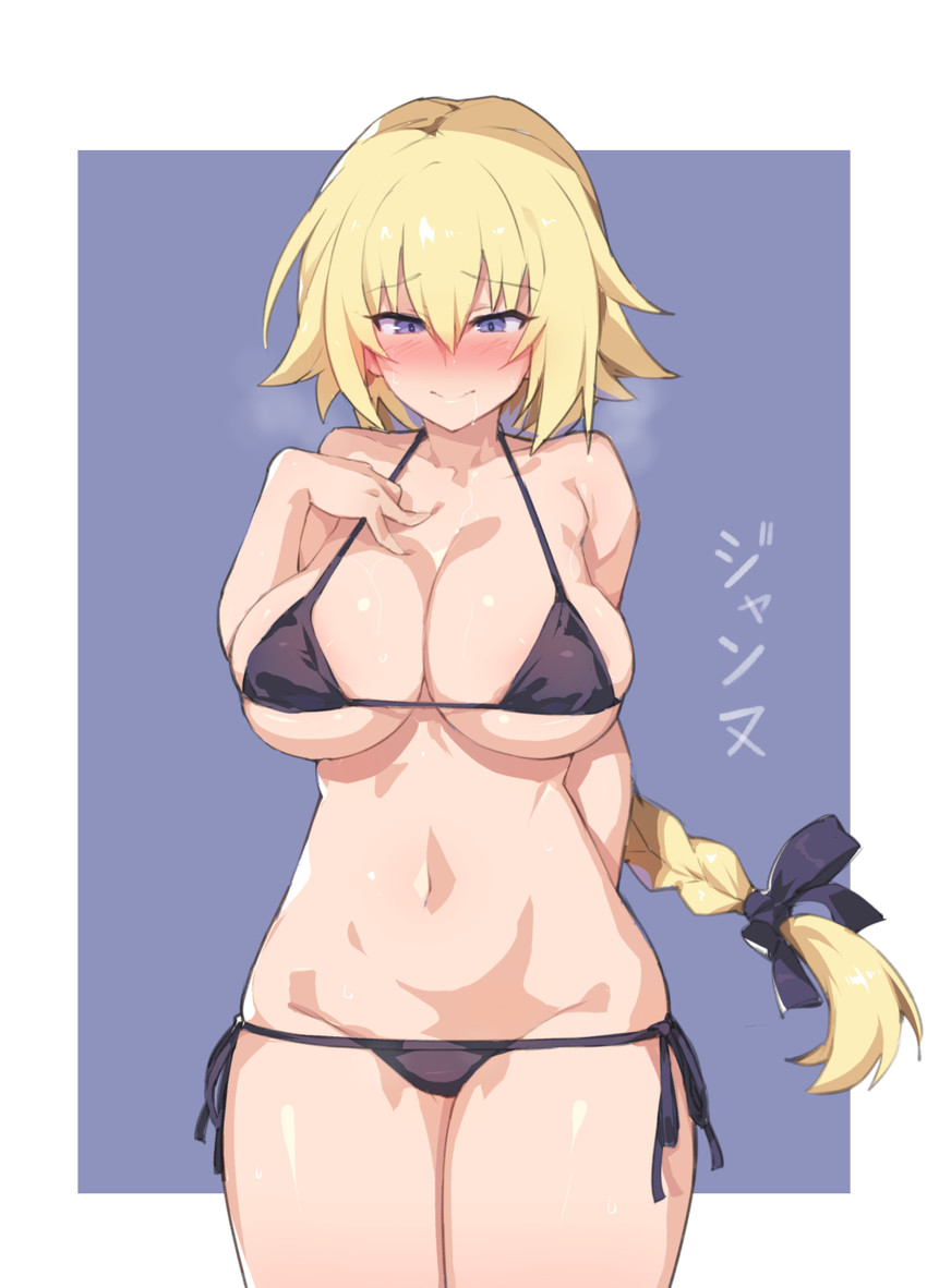 jeanne d'arc (fate and 1 more) drawn by try_(lsc)