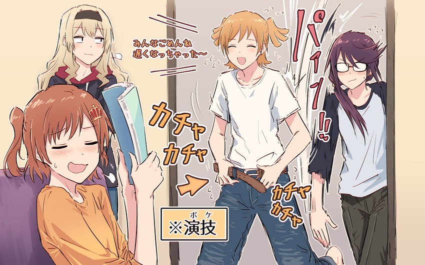 saijou claudine, daiba nana, aijou karen, and hoshimi junna (shoujo kageki revue starlight) drawn by bullfalk
